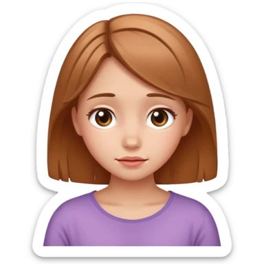 Fille gêner sticker