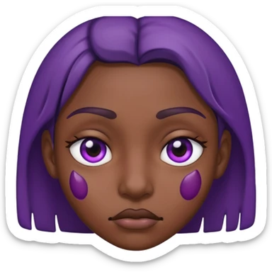 bruises around the eye around the eyes sticker