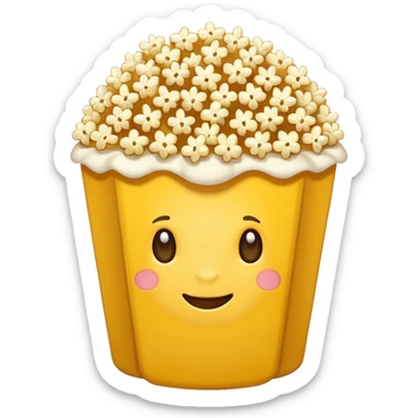 Popcorn sticker