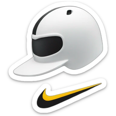 Nike logo black sticker