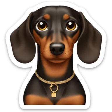 dachshund Fendi sticker