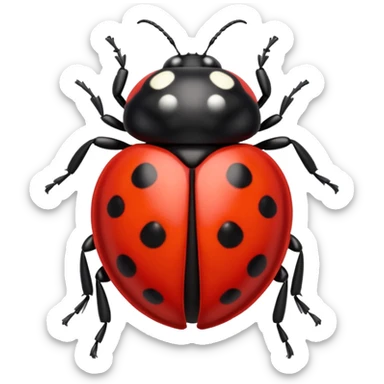 ladybird emoji sticker