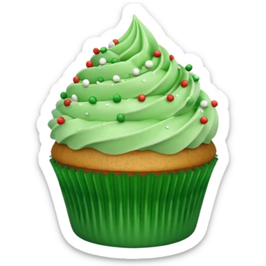 st patrick day cupcake sticker