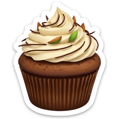 Almond joy cupcake  sticker