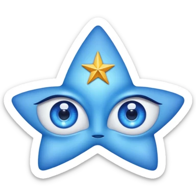 Gözleri yıldızlı emoji sticker