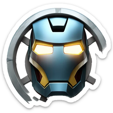 Iron Man Arc Reactor Symbol sticker