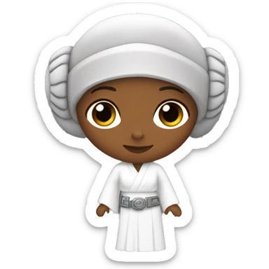 Princess leia sticker