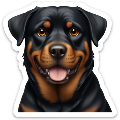 rottweiler dog sticker