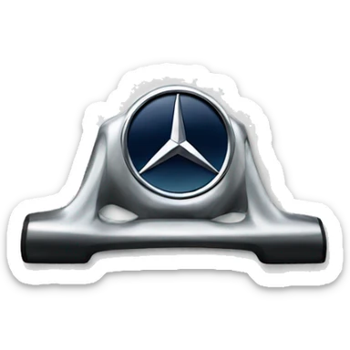 Mercedes benz logo sticker
