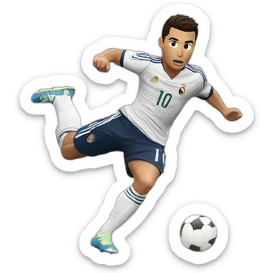 Cristiano hitting the sui sticker