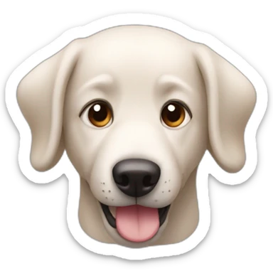 dog tail wagging sticker