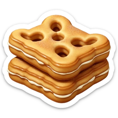 Galleta de churro rellena de dulce de leche  sticker