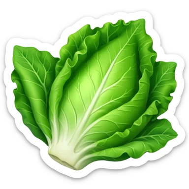 lettuce one  leaf  sticker