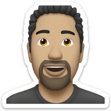 Deftones face sticker