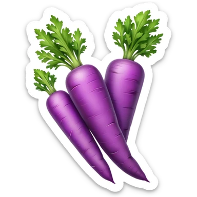 Purple Carrot  sticker