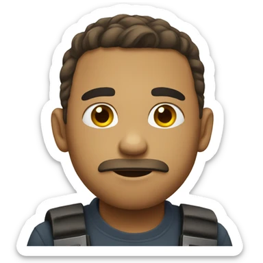 EMOJI that says HOLD OFF sticker