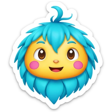 Sprunki character, cute and fun cartoon character sticker