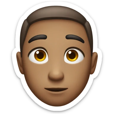 side eyes look sticker