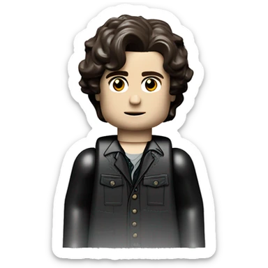 TIMOTHÉE CHALAMET lego full body sticker