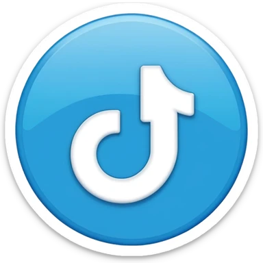 Make me an emoji thats looks like TikTok verified blue tick  sticker