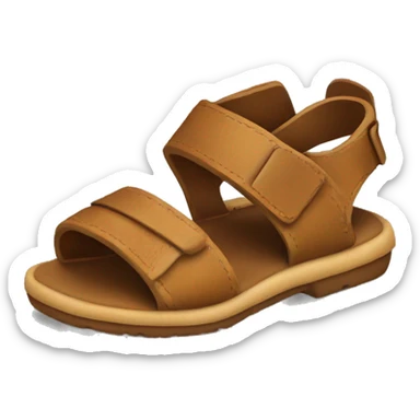 Leather sandals sticker