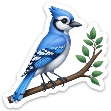 Blue Jay Bird sticker