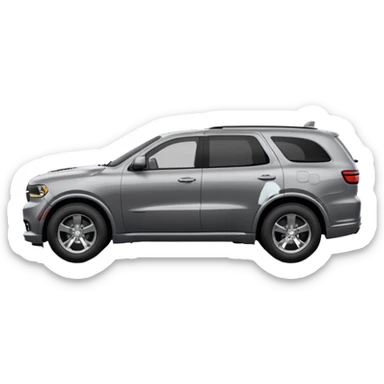 2023 Grey dodge Durango from side view sticker