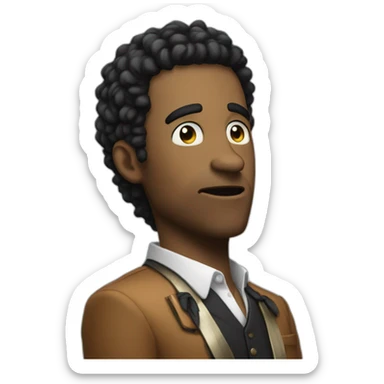 Sarvente from friday night funkin sticker