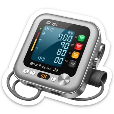 blood pressure monitor sticker