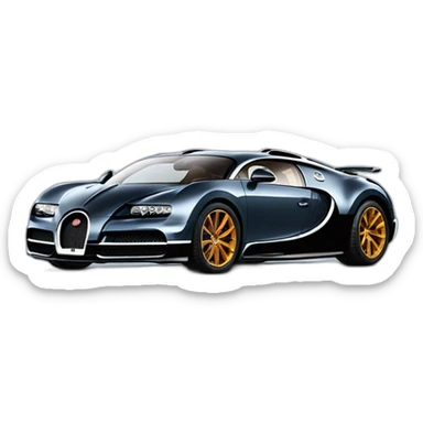 Bugatti chirons super sport sticker