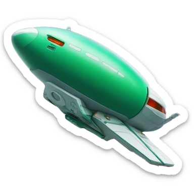 Planet Express delivery spacecraft  sticker