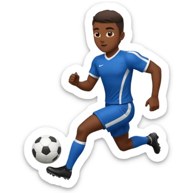 jugador de futbol sticker