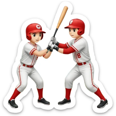 quiero dos equipos enemigos de baseball vs sticker