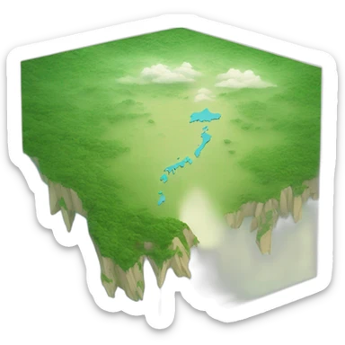 Free dimension, Taiwan map sticker