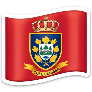 the flag of beautiful british columbia sticker