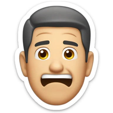 Dale Winton Fart Release Face sticker