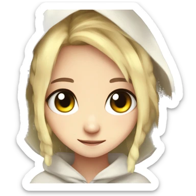 cute wasp anime eyes hapy sticker