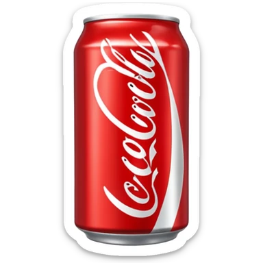Coca cola can sticker