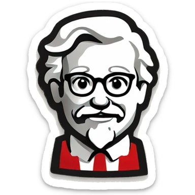 KFC logo sticker