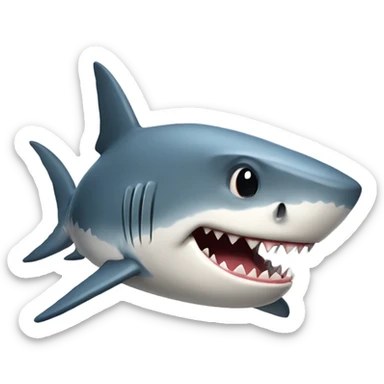 cool shark bro sticker