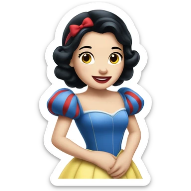 Snow White Disney princess sticker