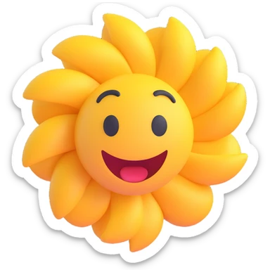 air emoji, swirling wind, minimal sticker