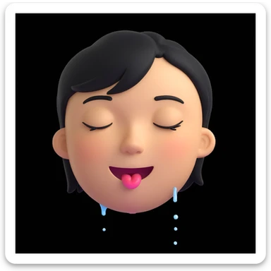 laughing face with tears of joy sticker