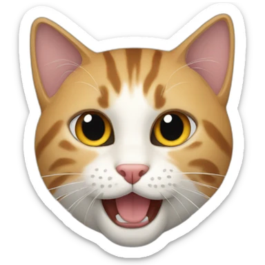 Gato frajola sticker