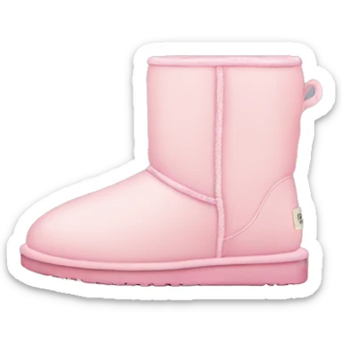 light pink uggs sticker