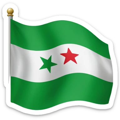 Syrian Green flag sticker