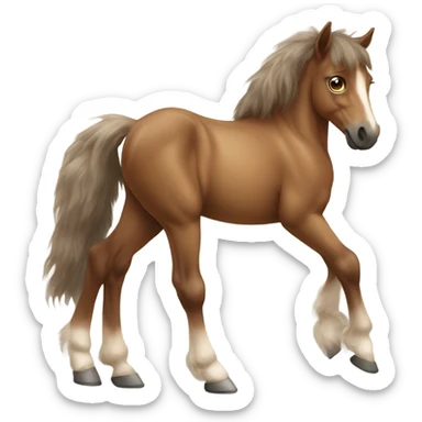 Foal sticker