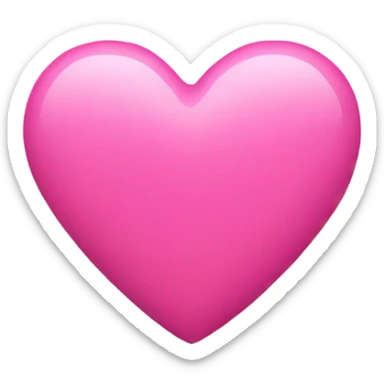 pink heart sticker