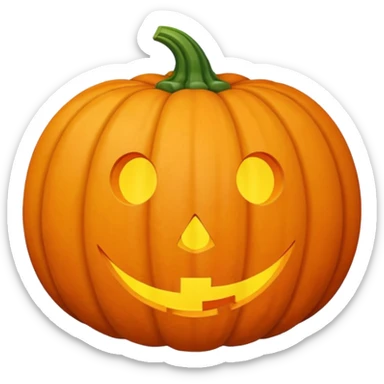 pumpkin not carved sticker