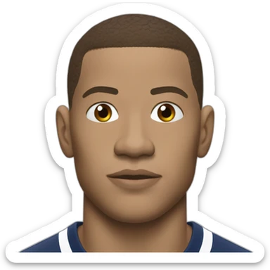 Mbappé tire un penalty sticker